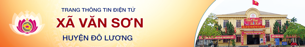 Trang thông tin điện tử xã Văn Sơn - Huyện Đô Lương - Nghệ An